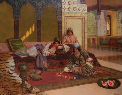 Idle Hours in the Harem by Rudolphe Ernst